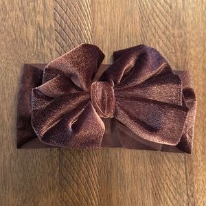 Velvet hair big bow for baby girls